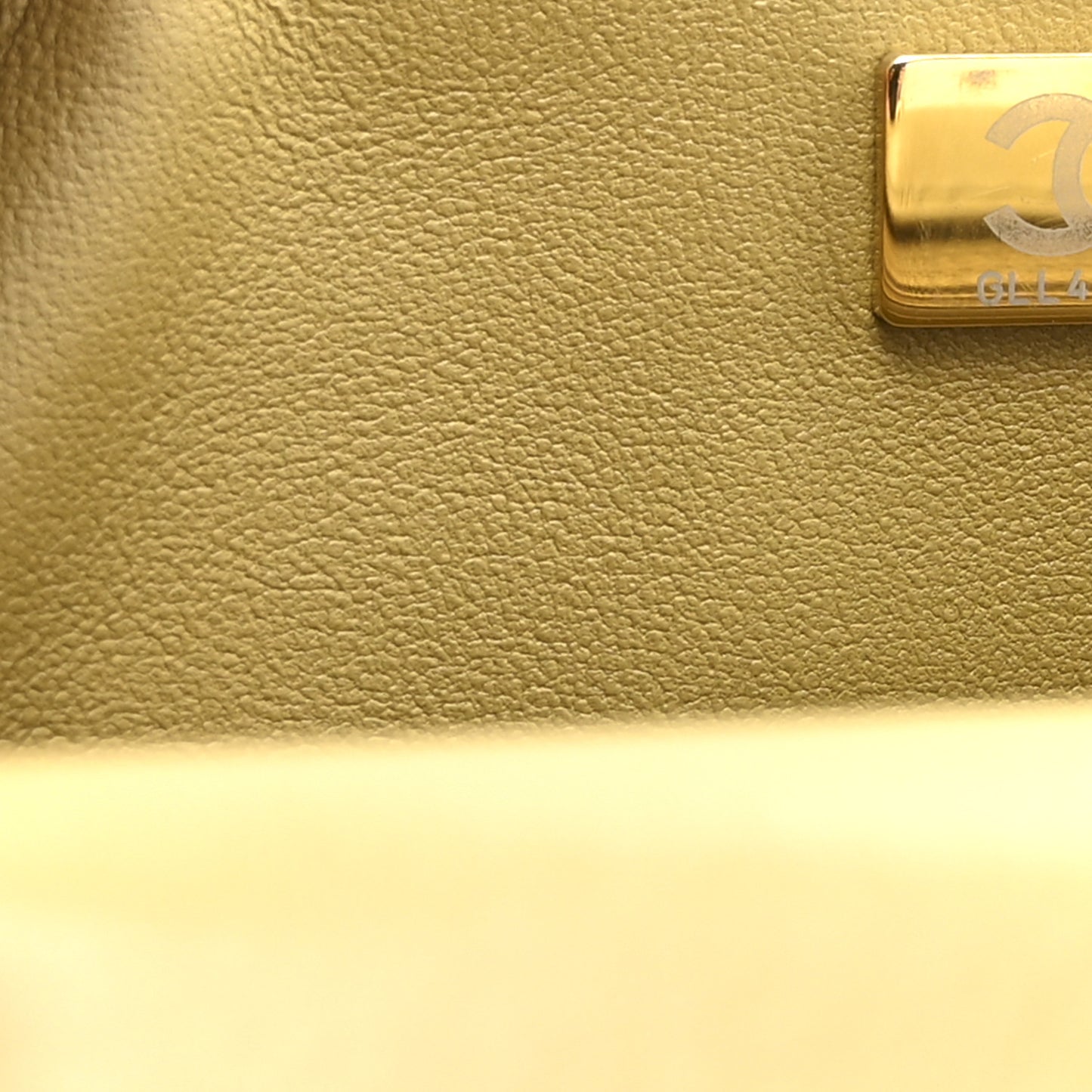 Aged Calfskin Quilted 2.55 Reissue 224 Flap  Khaki