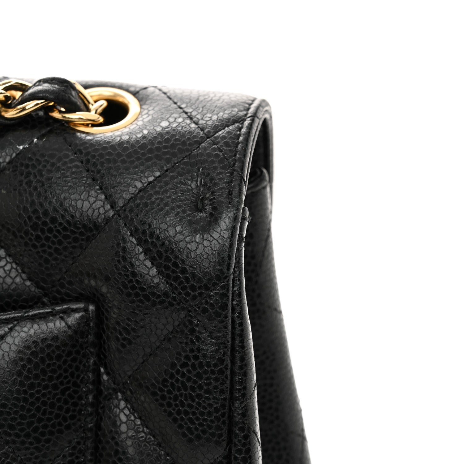 Chanel Caviar Quilted Jumbo Single Flap Black 13 of 13