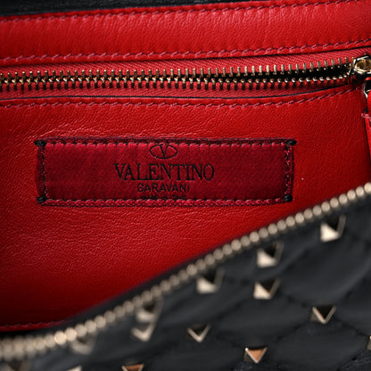 Valentino Garavani Nappa Rockstud Spike Belt Bag 85 Black 6 of 9
