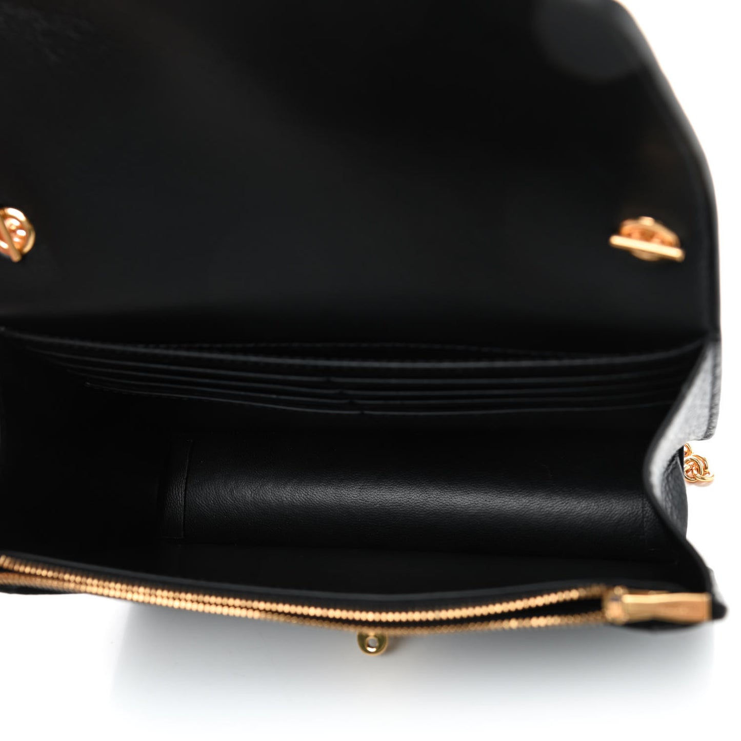 Small Classic Grain Calfskin Small Darley Black