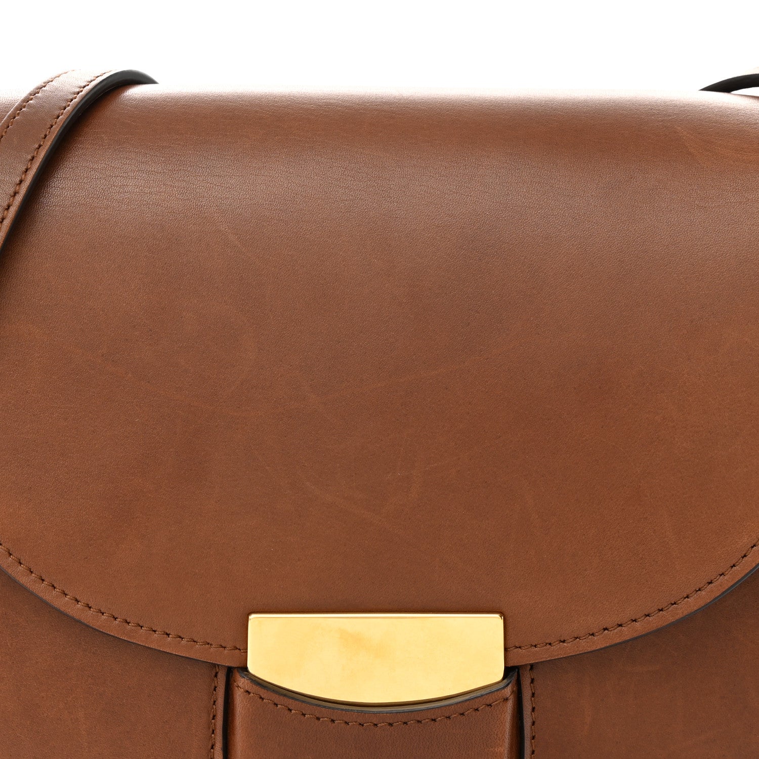 Celine Supersoft Calfskin Small Trotteur Caramel 7 of 13