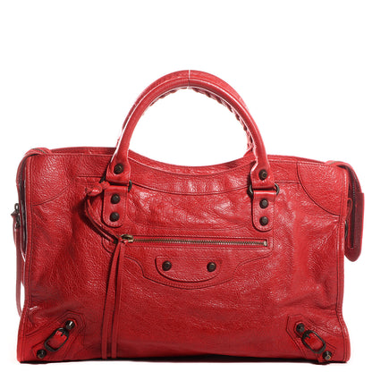 Balenciaga Agneau Classic Hardware City Coquelicot 1 of 11