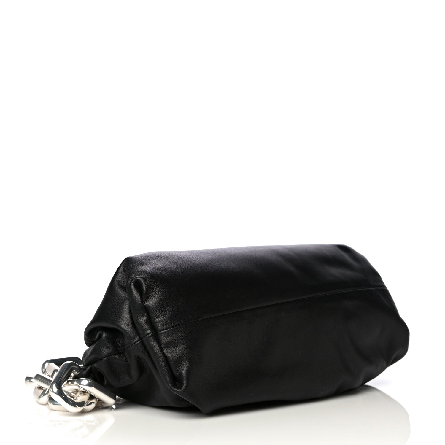 Bottega Veneta Calfskin The Pouch Chain Black 4 of 8