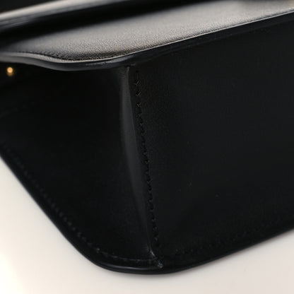 Valentino Garavani Calfskin Vlogo Loco Shoulder Bag Black 7 of 8
