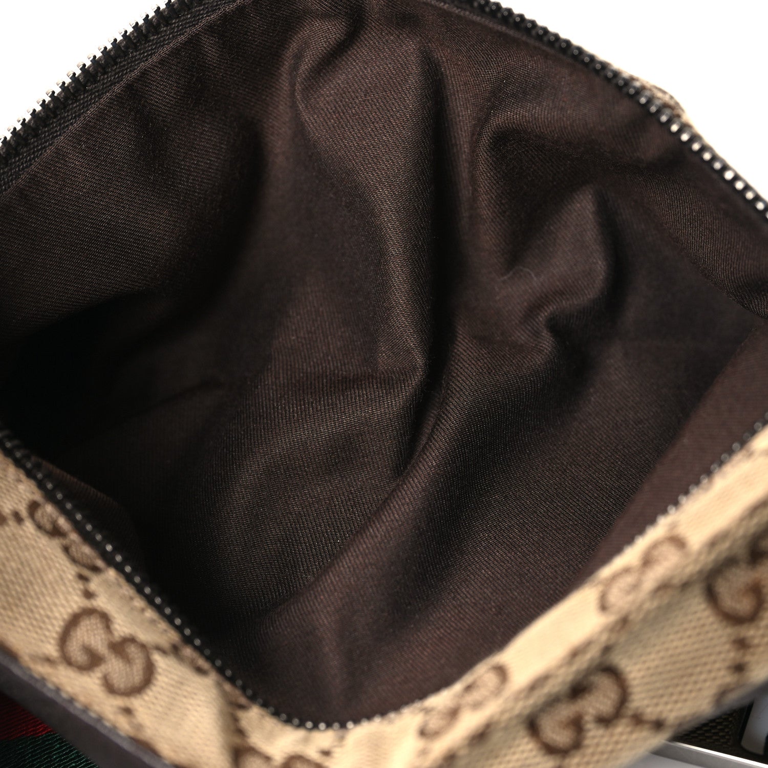 Gucci Monogram Web Belt Bag Dark Brown 5 of 10