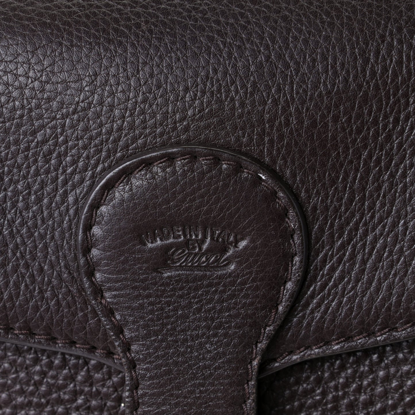 Calfskin Medium Web Heritage Shoulder Bag Brown