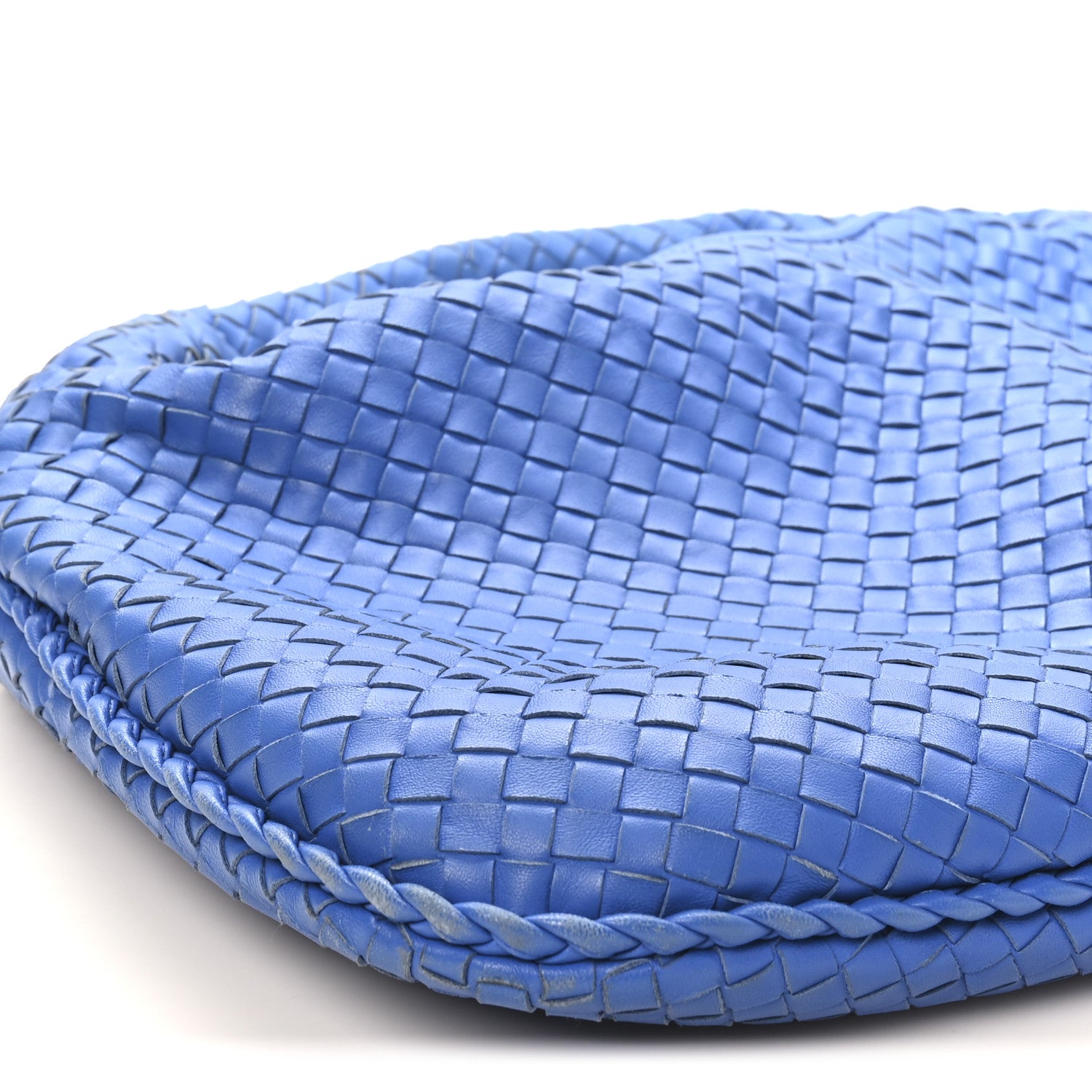Bottega Veneta Nappa Intrecciato Large Veneta Hobo Blue Royal 8 of 9