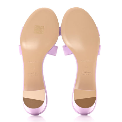 Hermes Epsom Oasis Sandals 39 Violet Amethyste 5 of 9