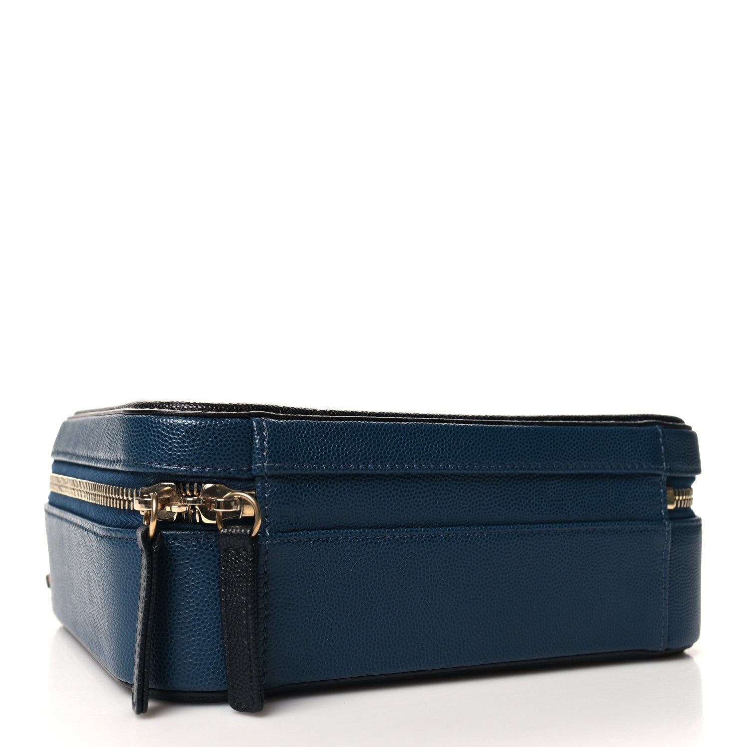 Chanel Caviar Quilted Medium CC Filigree Vanity Case Navy 4 of 10