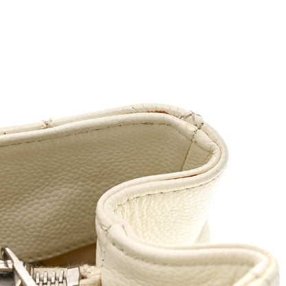 Chanel Caviar Quilted Grand Shopping Tote GST White 15 of 22