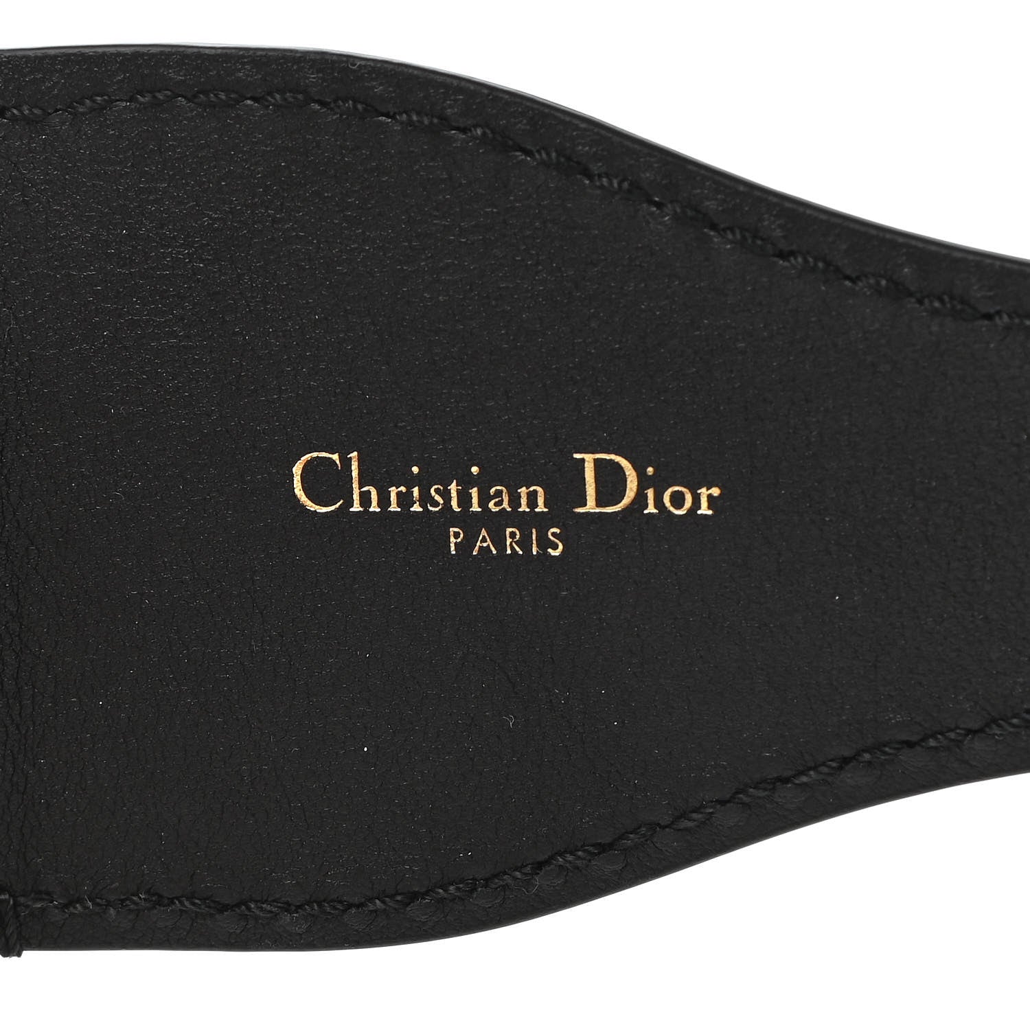 Christian Dior Canvas Embroidered Large Book Belt 75 30 Pink White 3 of 4