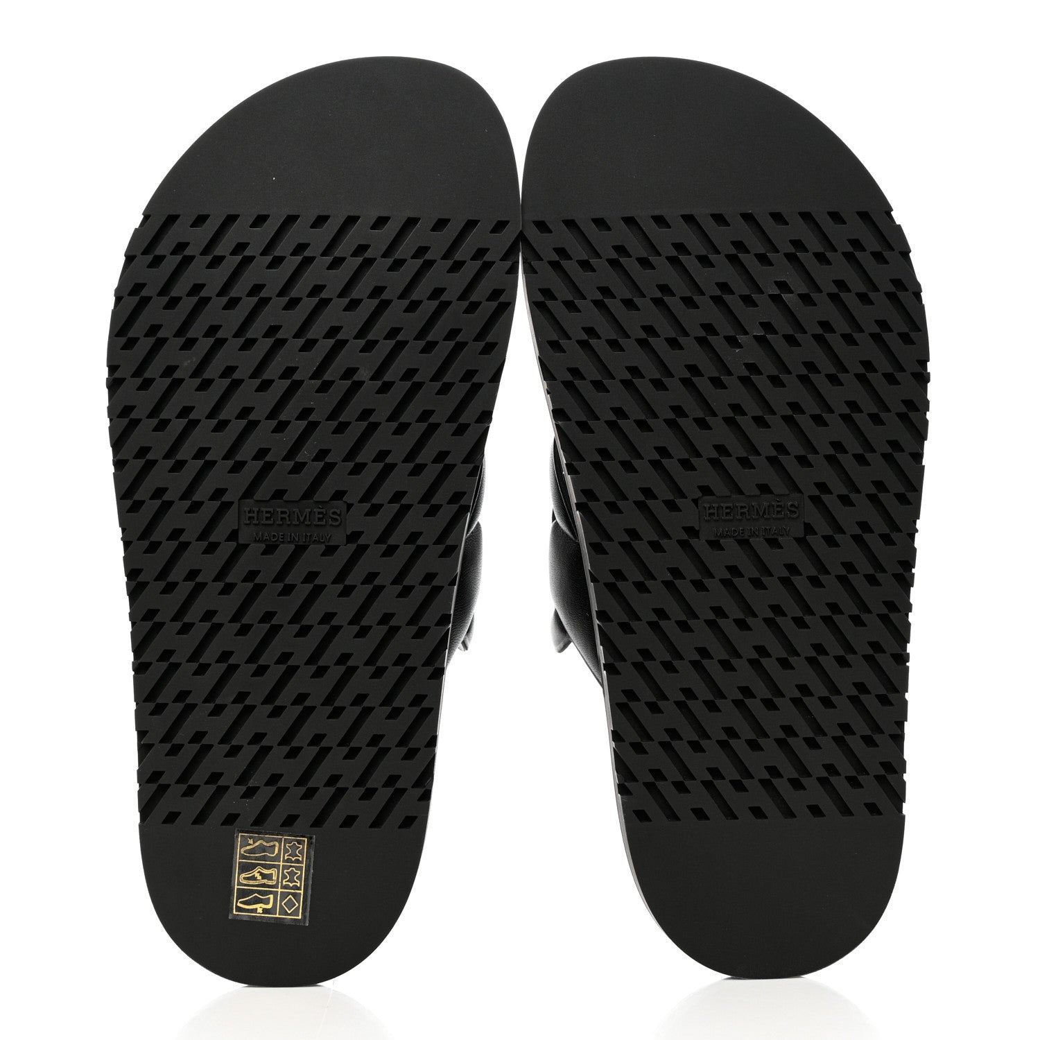 Hermes Nappa Extra Sandals 36 Black 5 of 9