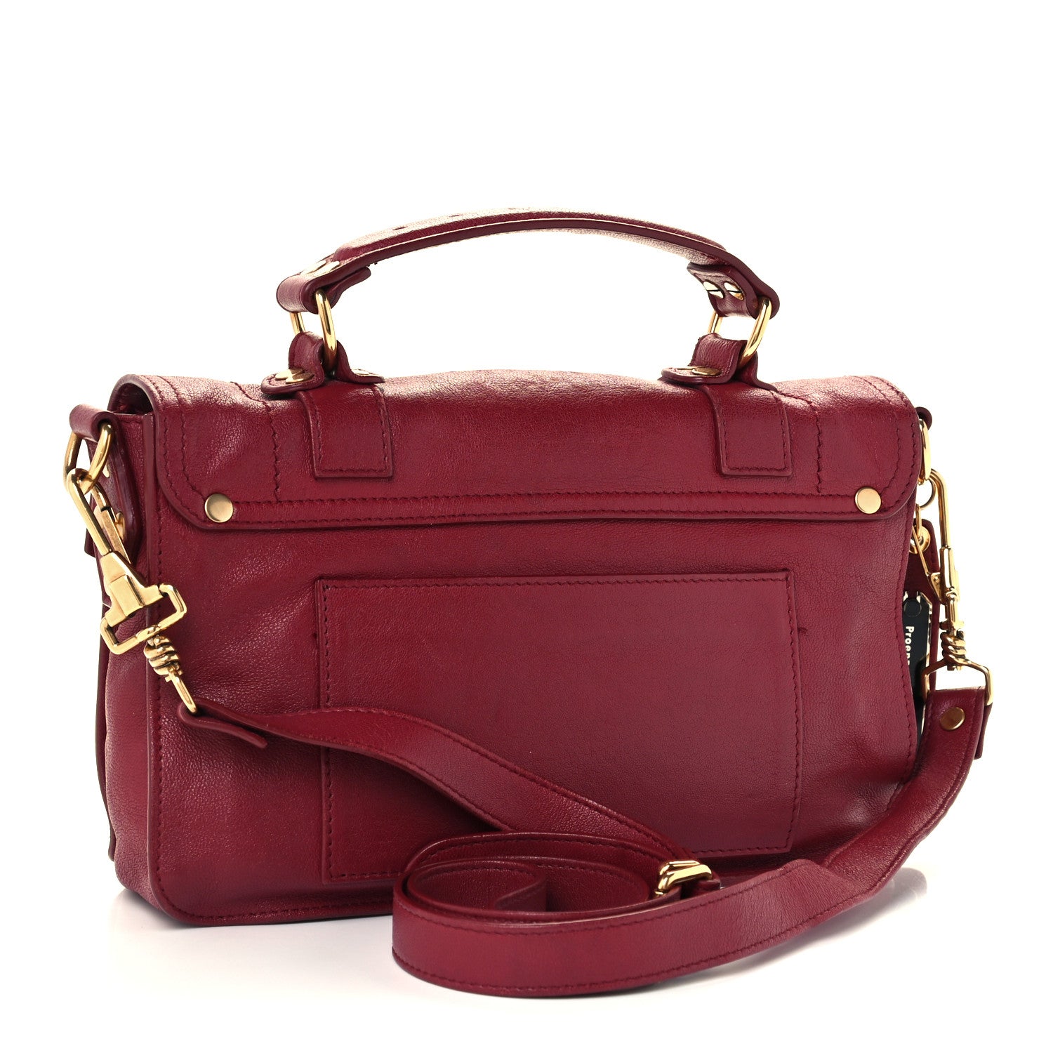 Proenza Schouler Lambskin Tiny PS1 Satchel Chianti 3 of 15