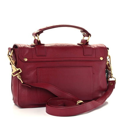 Proenza Schouler Lambskin Tiny PS1 Satchel Chianti 3 of 15