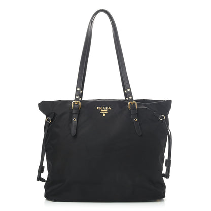 Prada Tessuto Nylon Saffiano Tote Black 1 of 4