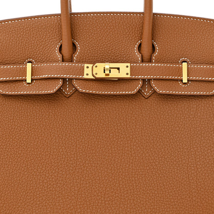 Hermes Togo Birkin 25 Gold 8 of 11