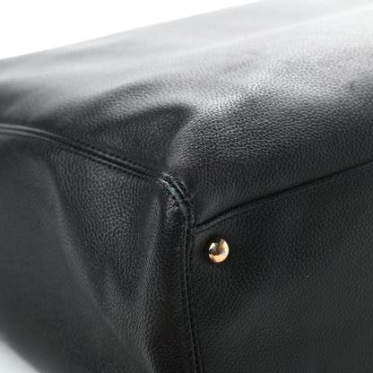 Chanel Calfskin Tall Cerf Tote Black 11 of 22