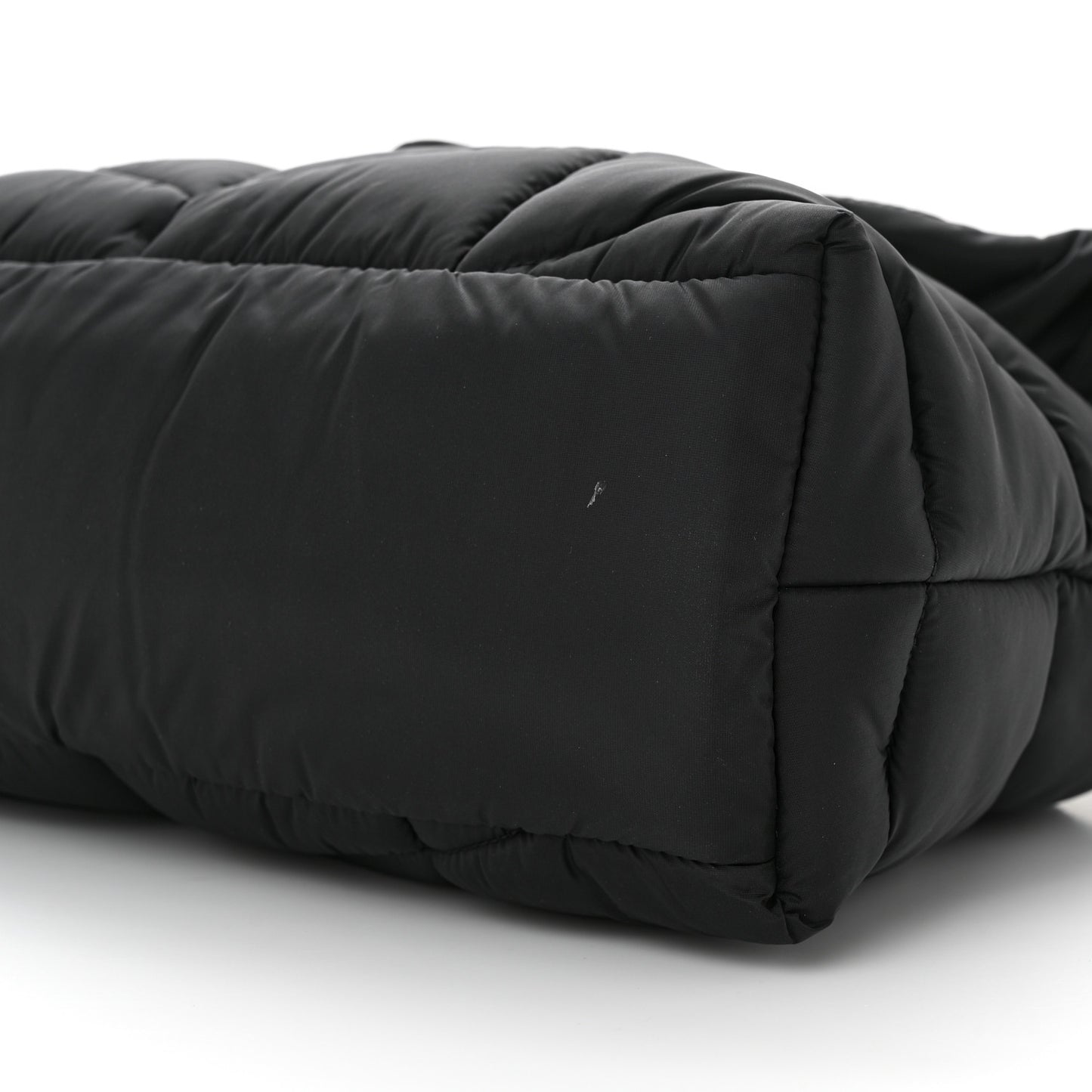 Econyl Nylon Lou Puffer Messenger Black