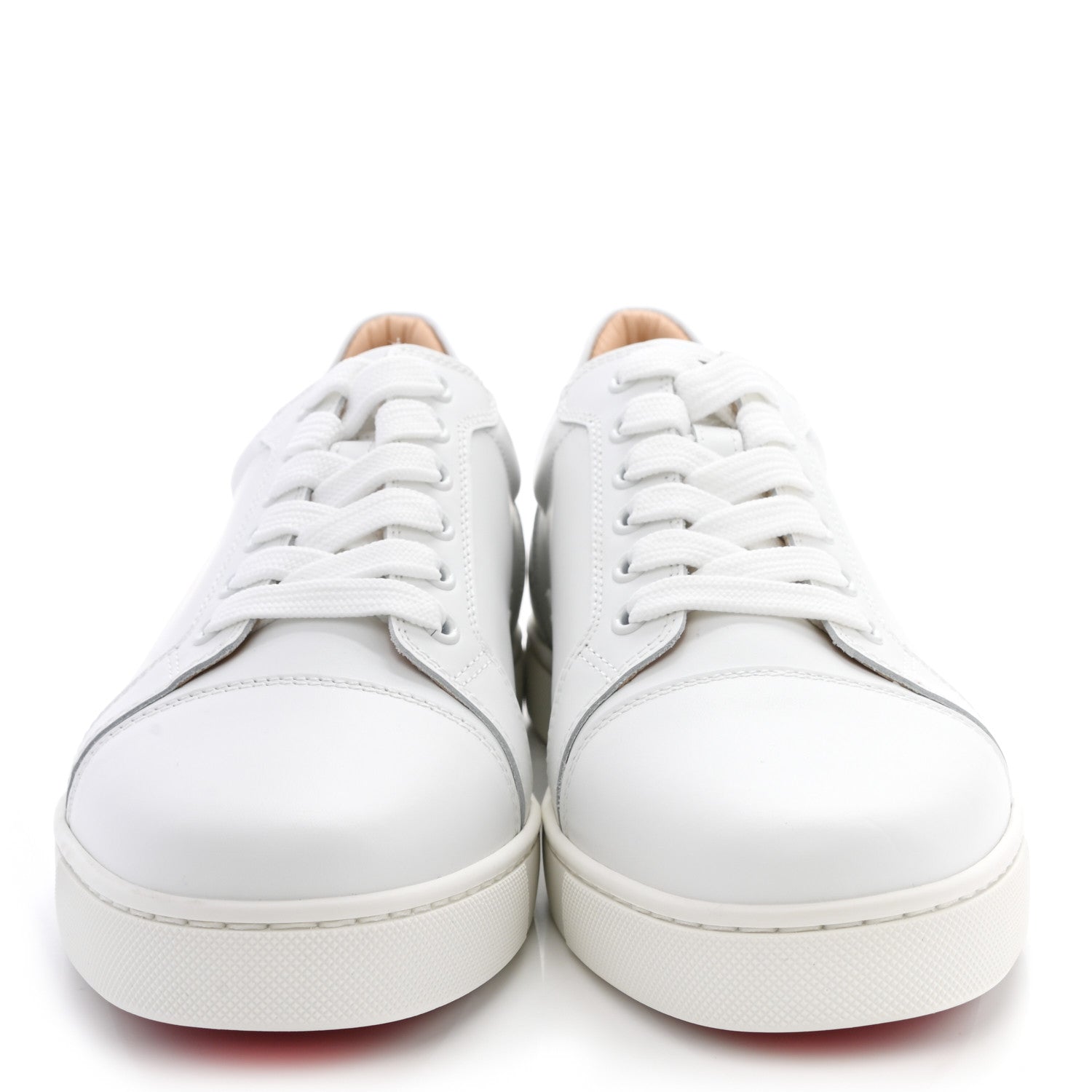 Christian Louboutin Calfskin Vieira Flat Sneakers 40 White 2 of 9