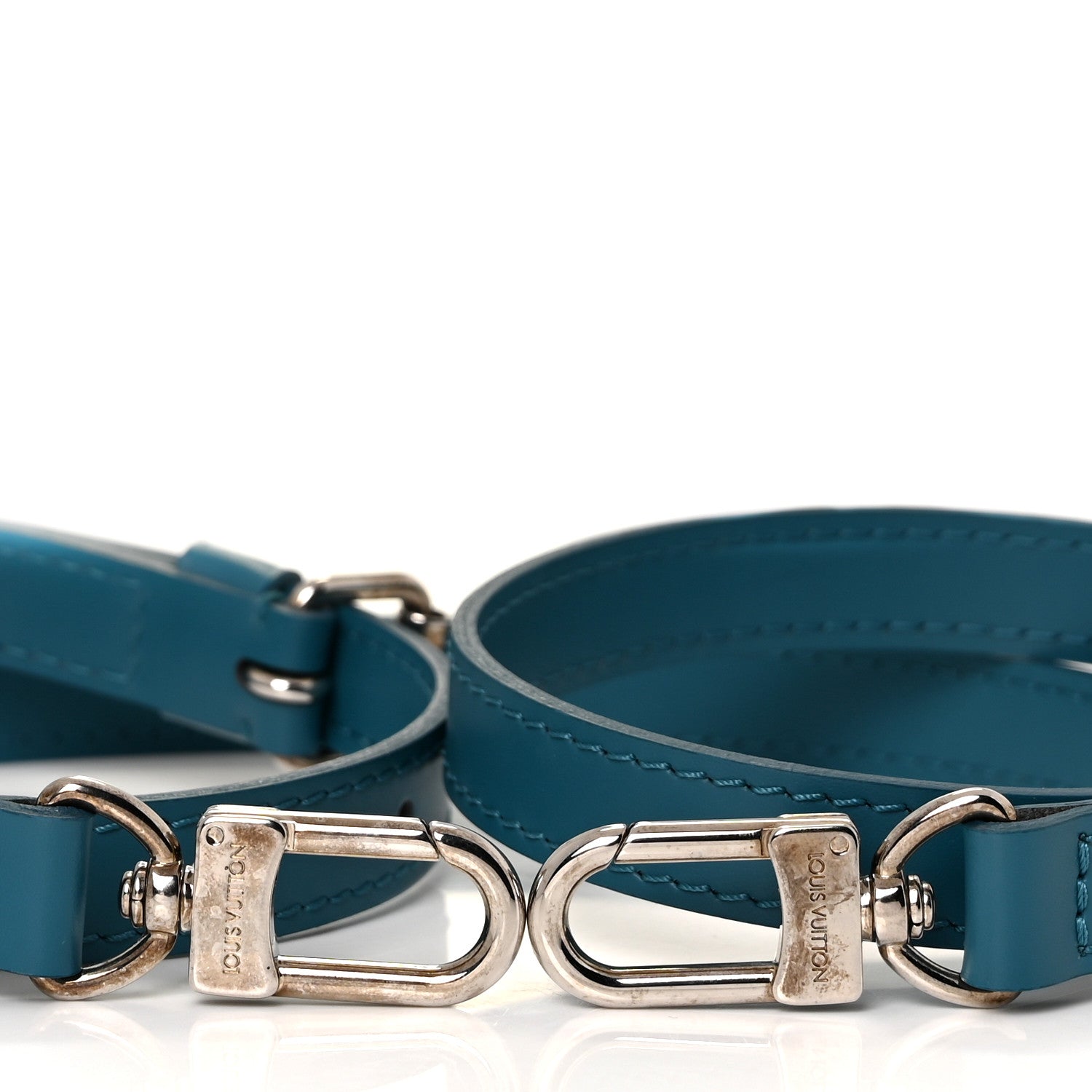 Louis Vuitton Calfskin Adjustable Escale Speedy Bandouliere Shoulder Strap Blue 3 of 3