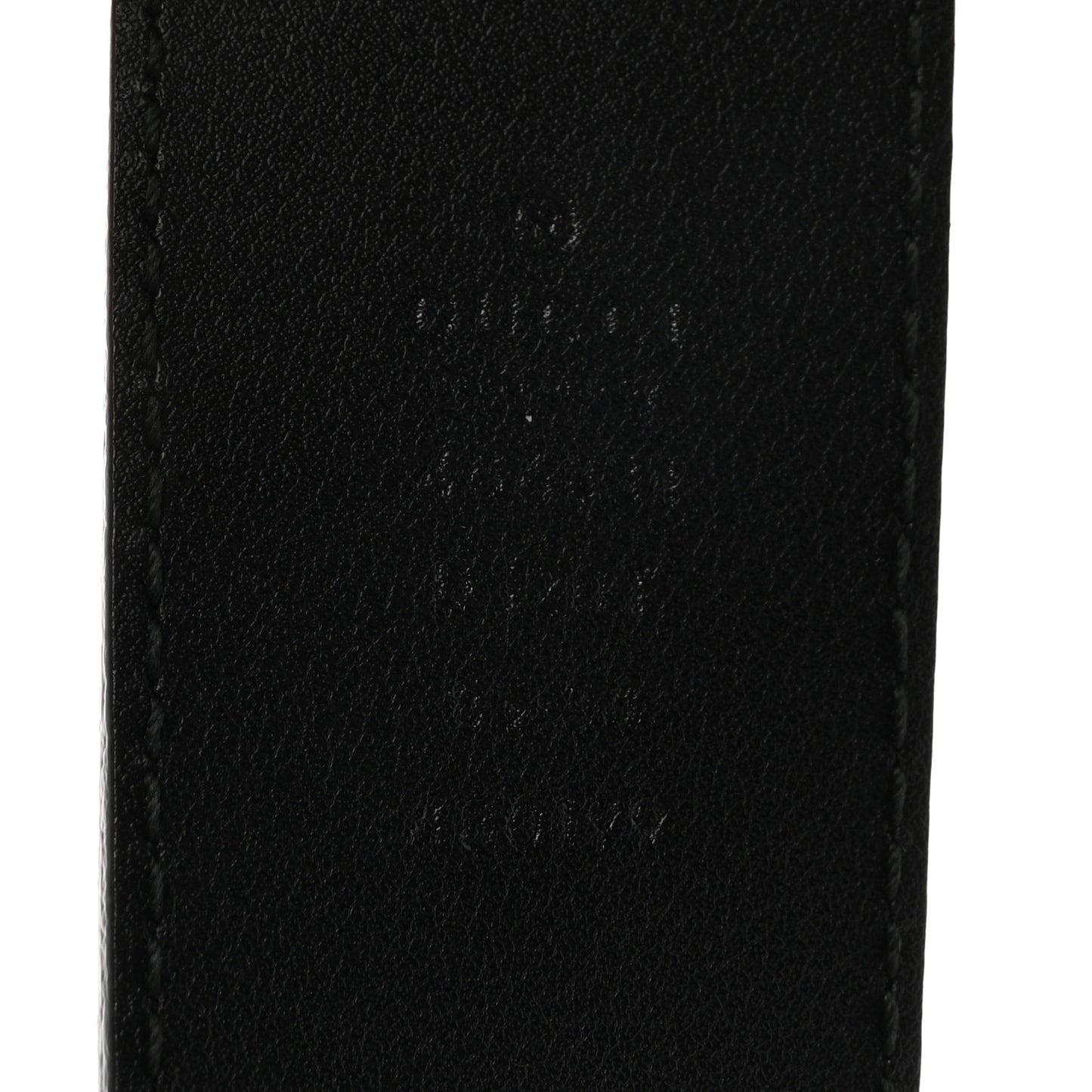 Textured Calfskin Double G 40mm Belt 85 34 Black