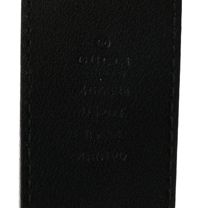 Gucci Textured Calfskin Double G 40mm Belt 85 34 Black 5 of 6