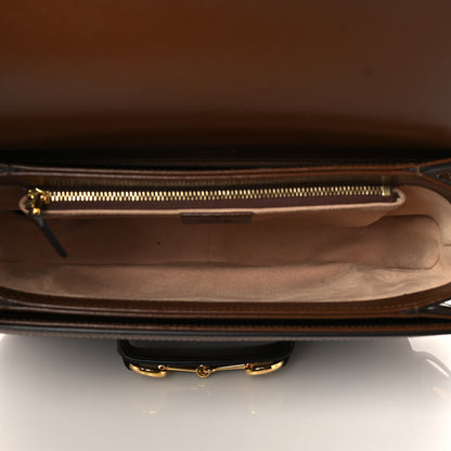 Gucci GG Supreme Monogram Horsebit 1955 Shoulder Bag Beige Brown Sugar 5 of 7