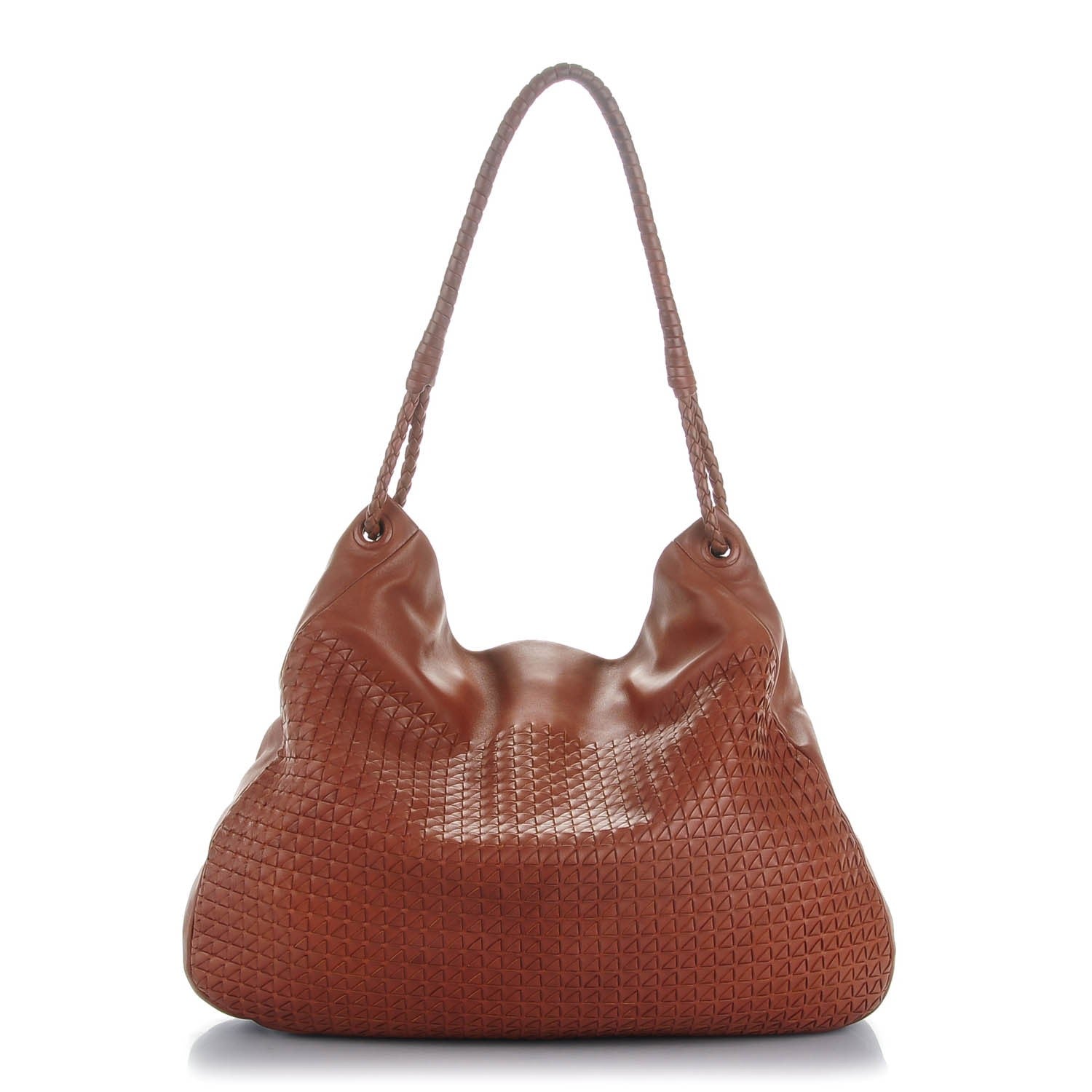 Bottega Veneta Nappa Intrecciato Shoulder Bag Tea 1 of 7