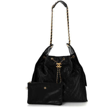 Chanel Caviar Quilted Large Chanel 25 Handbag Black 3 of 11