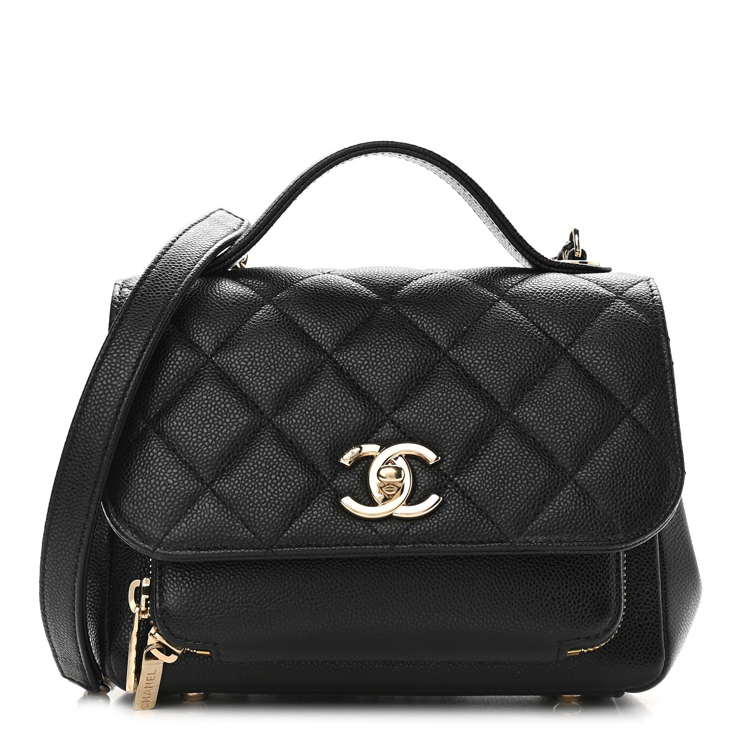 Chanel Caviar Quilted Small Business Affinity Flap Black 1 of 9