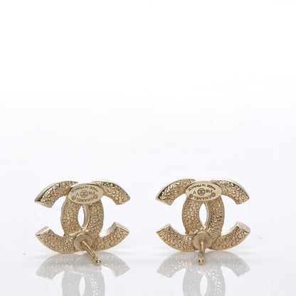Chanel Crystal CC Earrings Gold 3 of 5