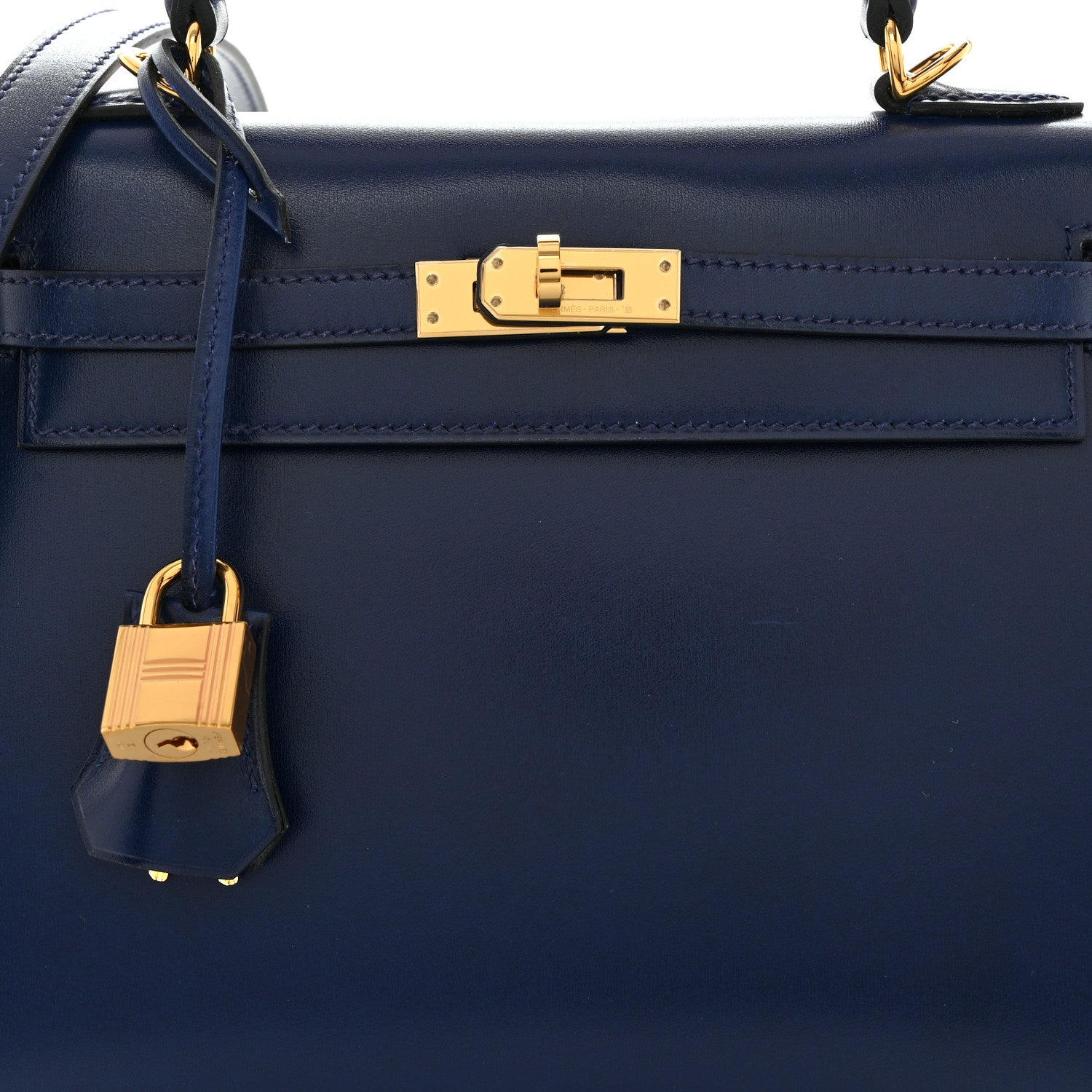 Hermes Box Kelly Sellier 25 Bleu Saphir 8 of 11