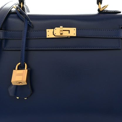 Hermes Box Kelly Sellier 25 Bleu Saphir 8 of 11