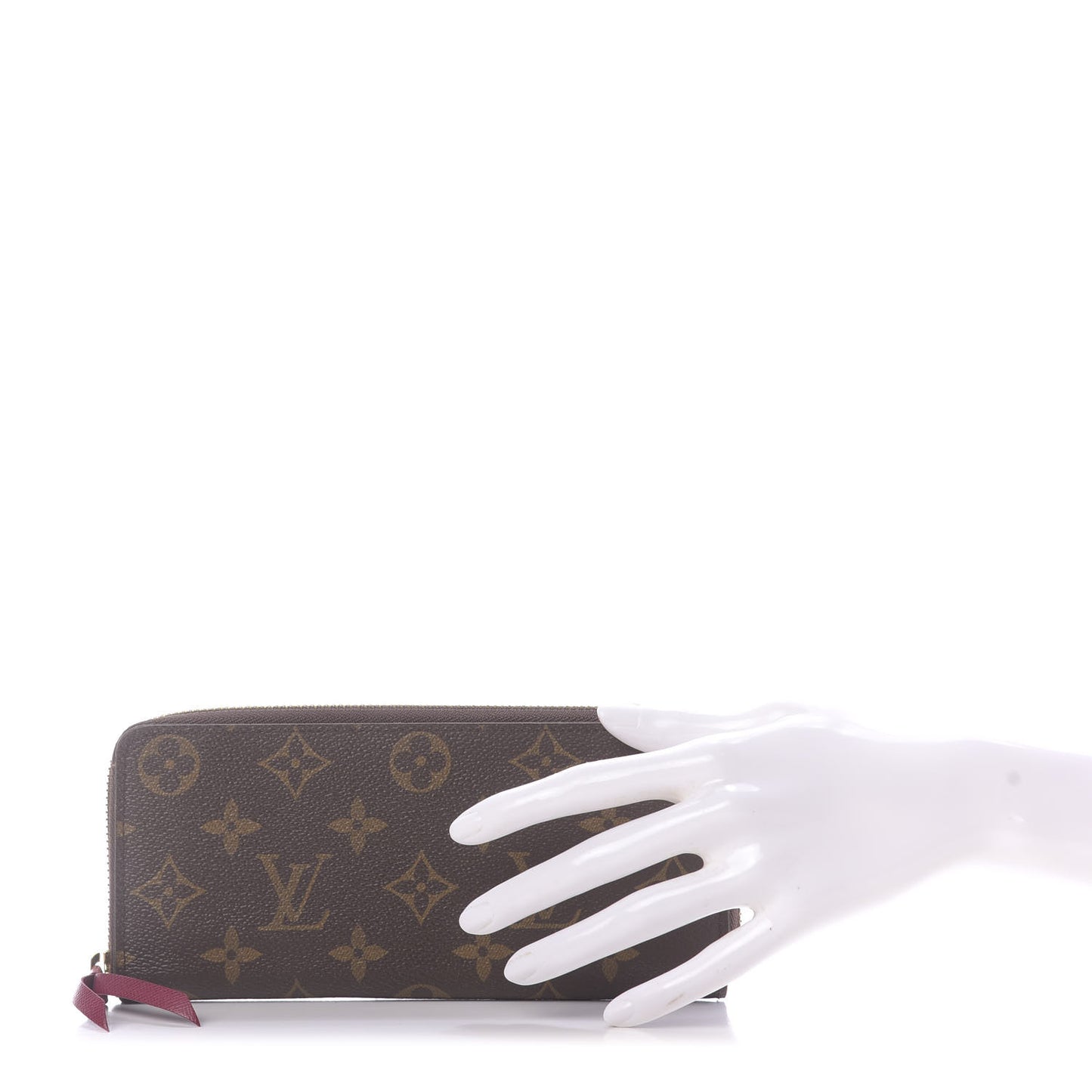 Monogram Clemence Wallet Fuchsia