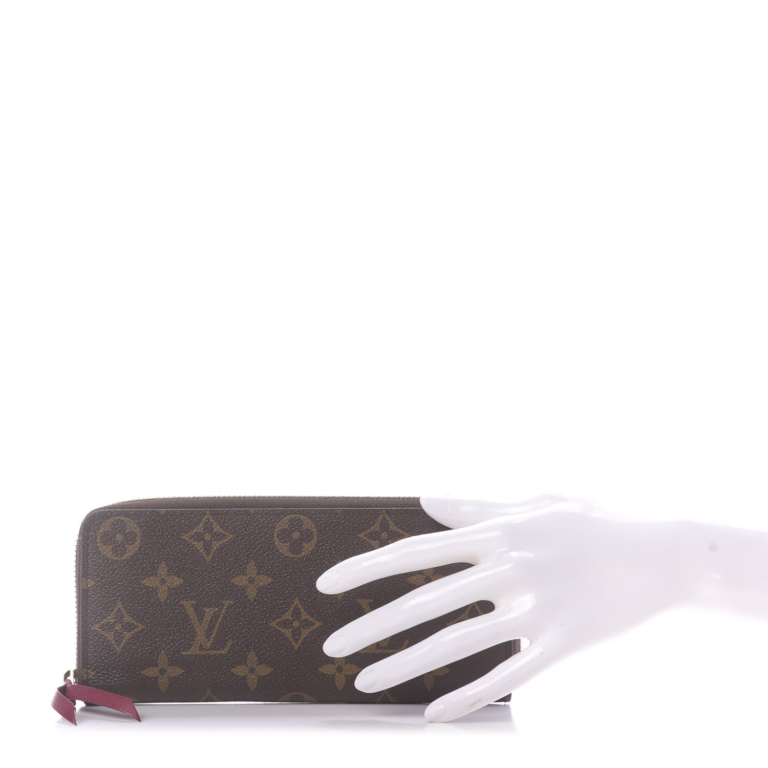 Louis Vuitton Monogram Clemence Wallet Fuchsia 2 of 8
