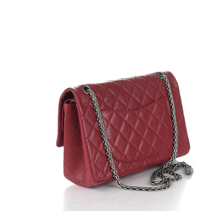 Chanel Aged Calfskin Quilted 2.55 Reissue 226 Flap Red 3 of 10