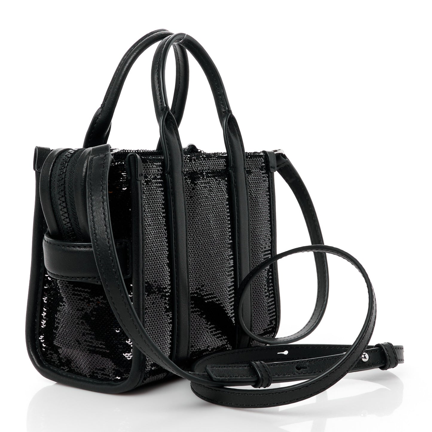Sequin Small The Tote Bag Black