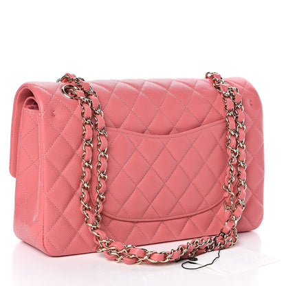 Chanel Caviar Quilted Medium Double Flap Pink 3 of 11