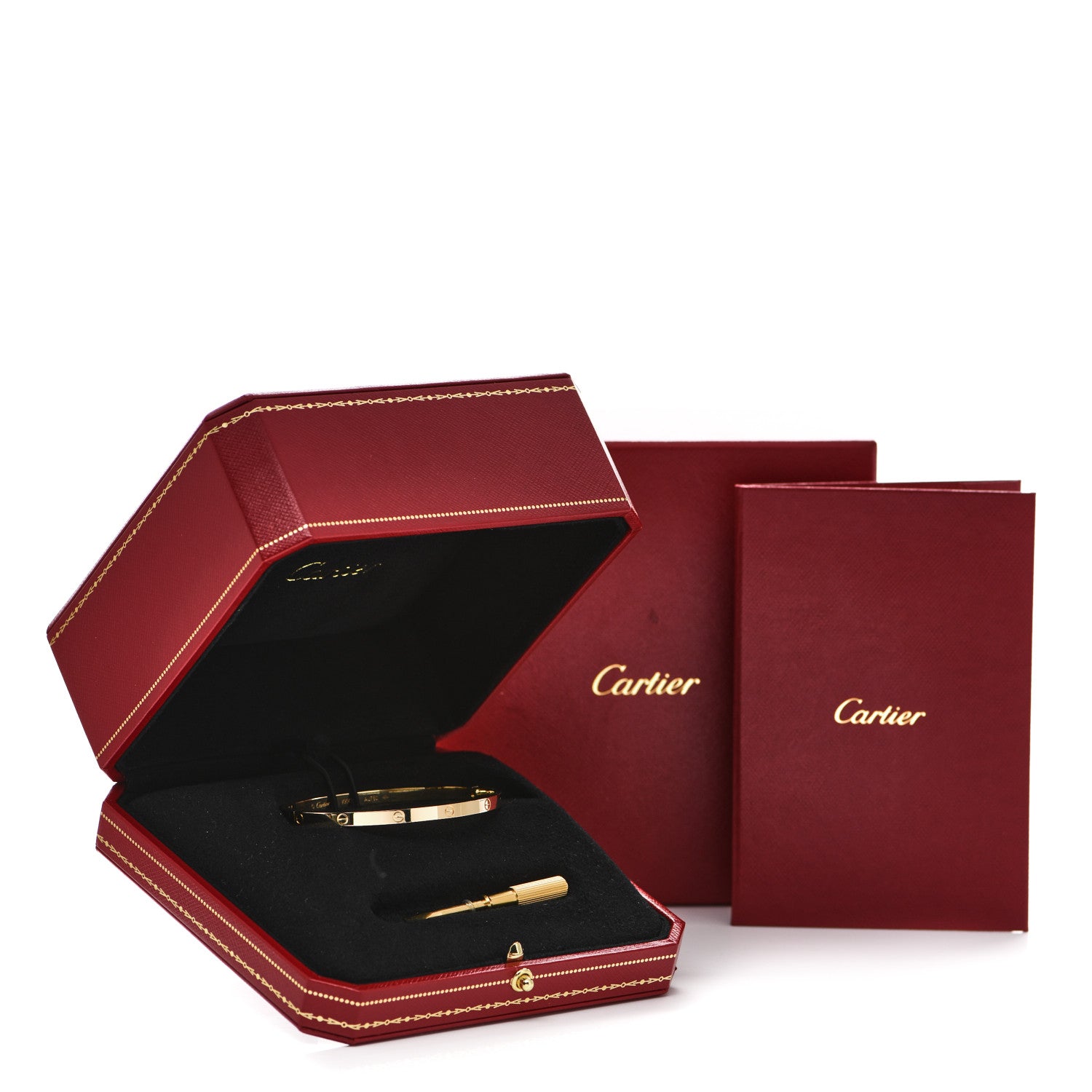 Cartier 18K Yellow Gold Small LOVE Bracelet 17 5 of 5