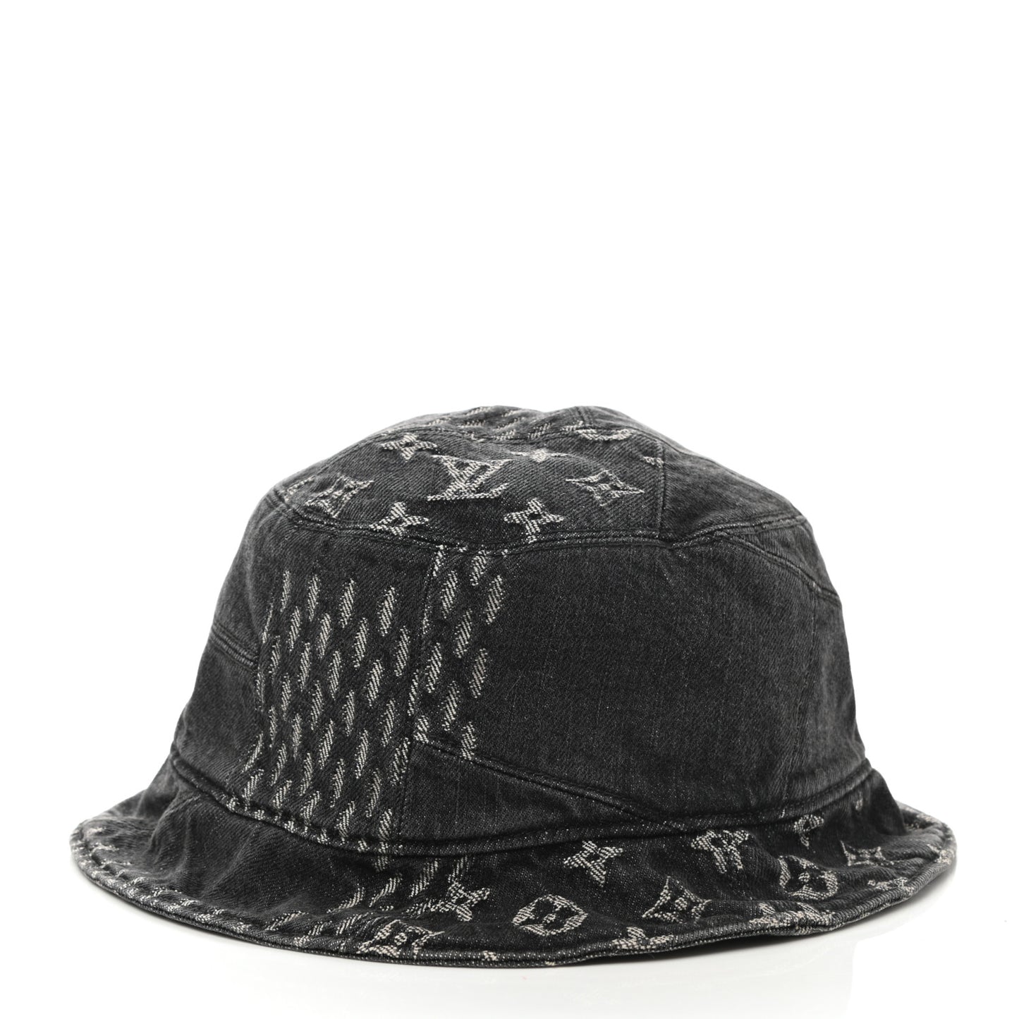 x NIGO Monogram Giant Denim Giant Damier Wave Sun Hat Gray