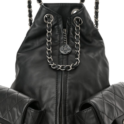 Chanel Calfskin Large Backpack Is Back Black 8 of 10