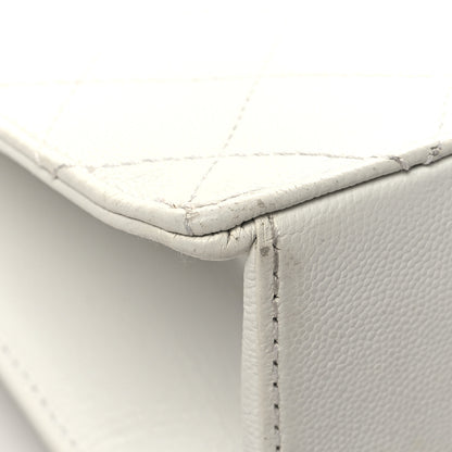 Chanel Caviar Quilted Envelope Flap White 11 of 13