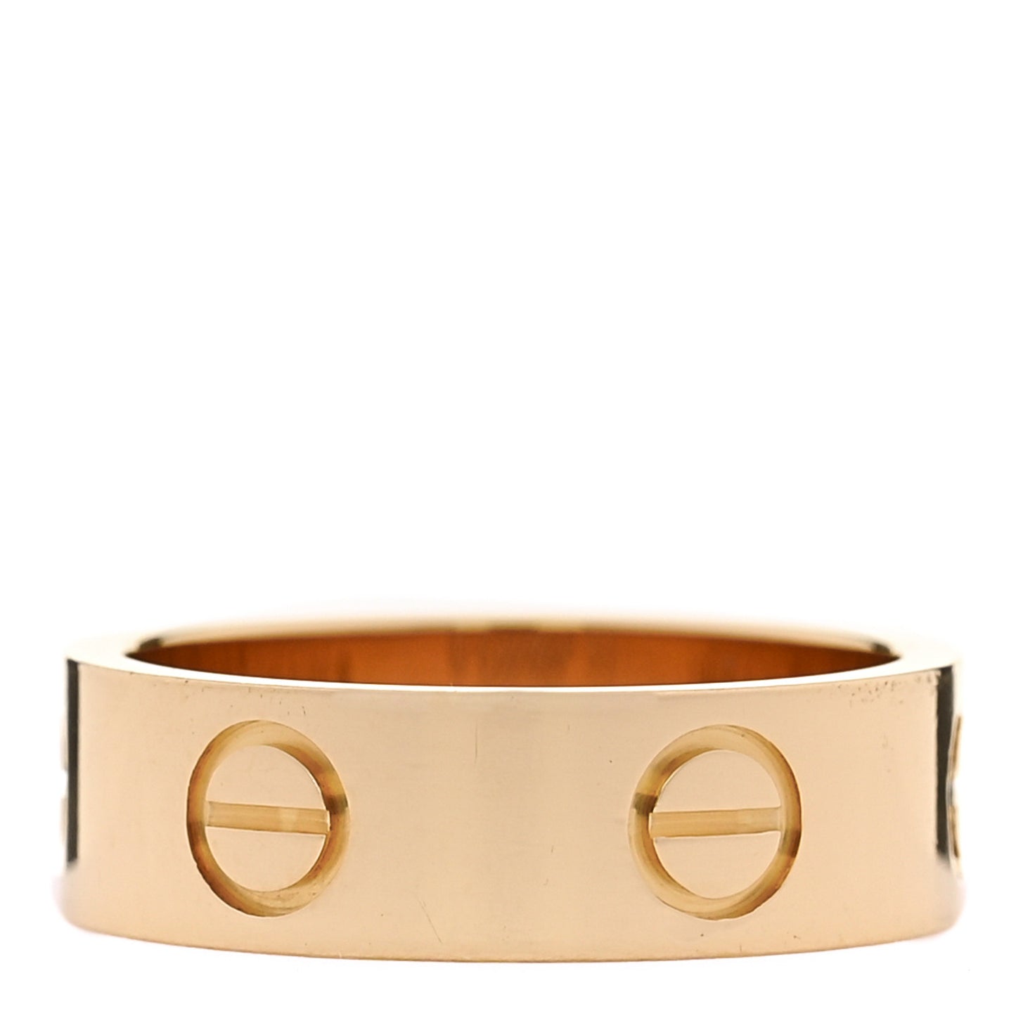 18K Yellow Gold 5.5mm LOVE Ring 50 5.25