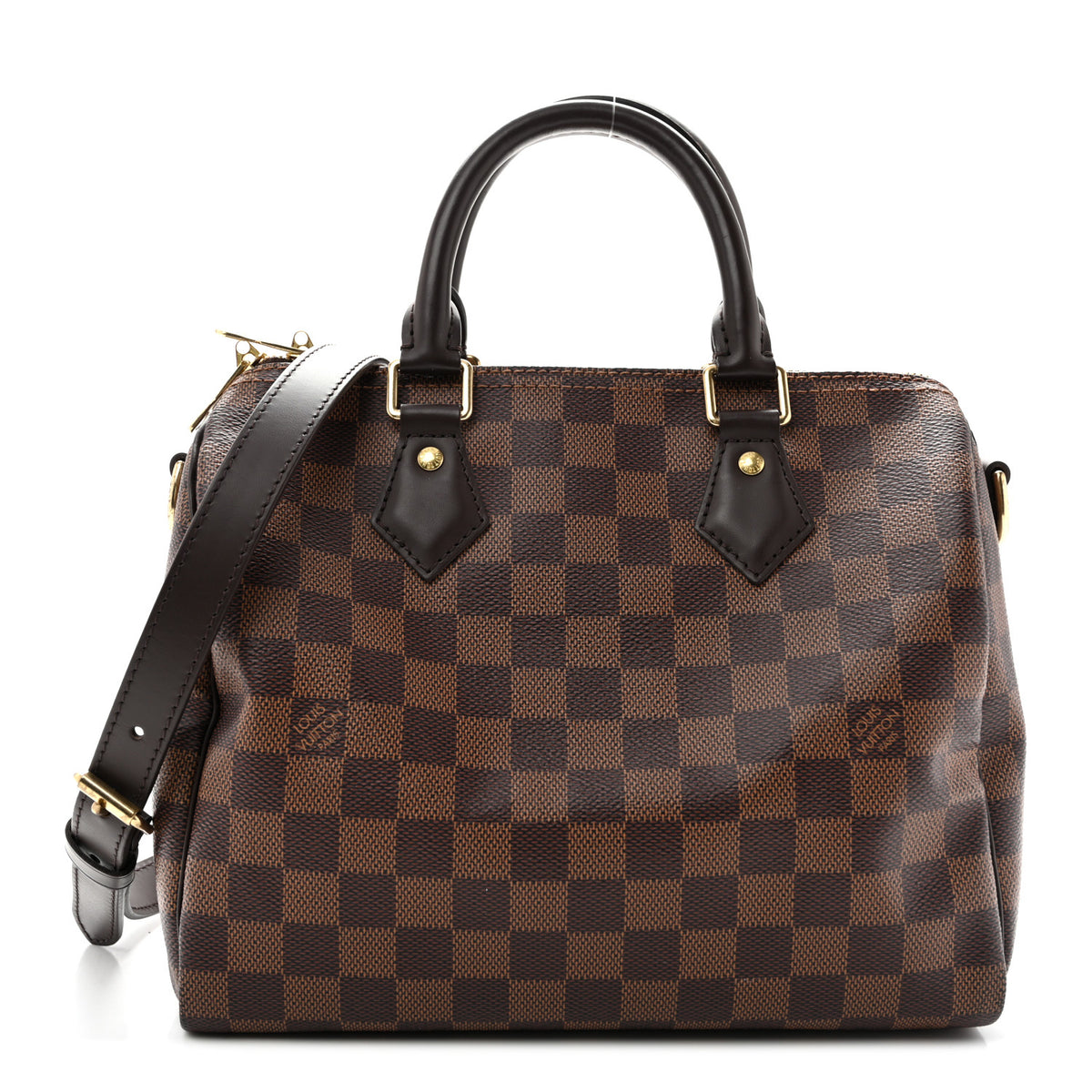 Louis Vuitton Damier Ebene Speedy Bandouliere 25 1 of 12
