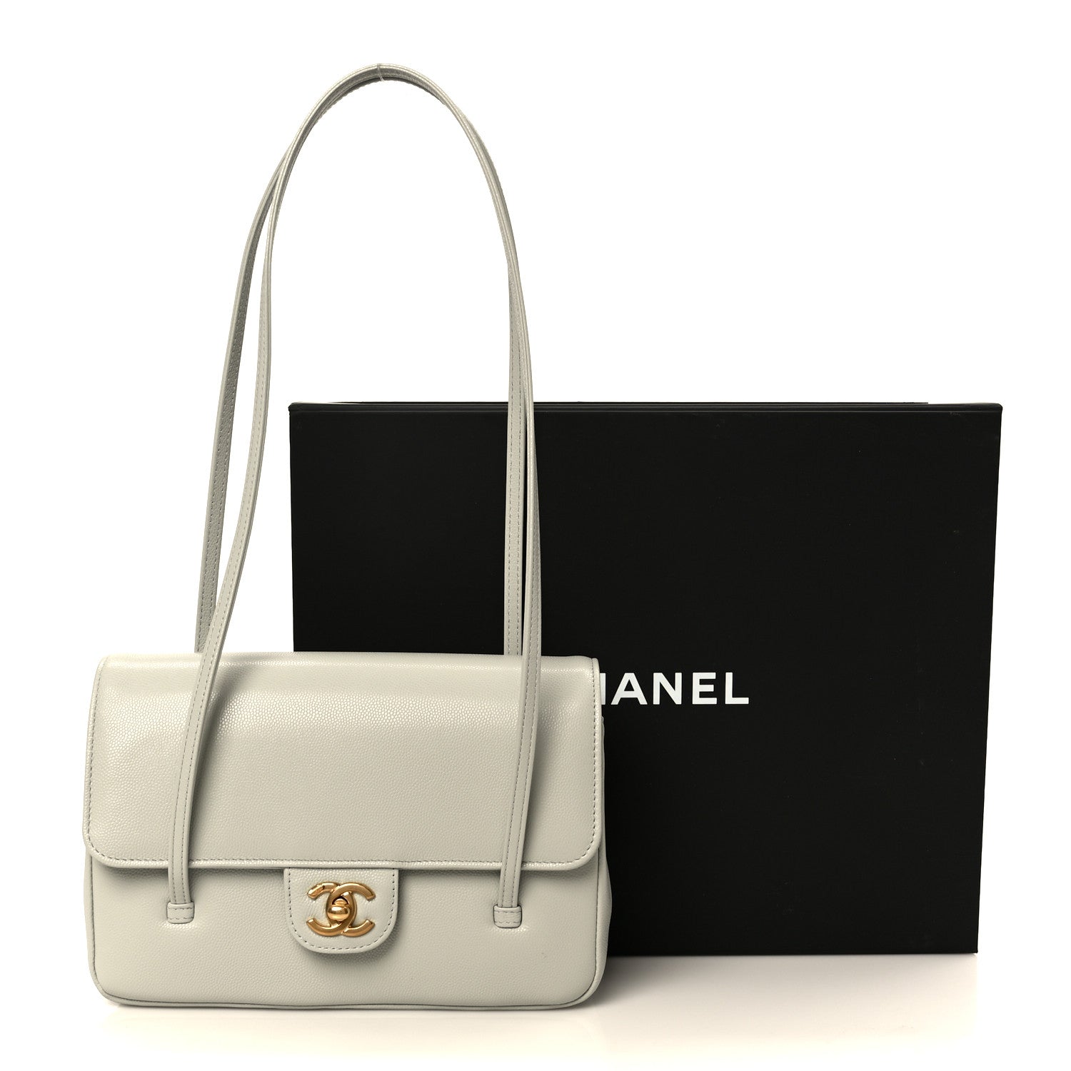 Chanel Shiny Caviar Preppy Coco Small Flap Light Green 12 of 12