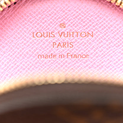 Louis Vuitton Monogram 2021 Christmas Animation Japanese Garden Round Coin Purse Wisteria Pink 5 of 6