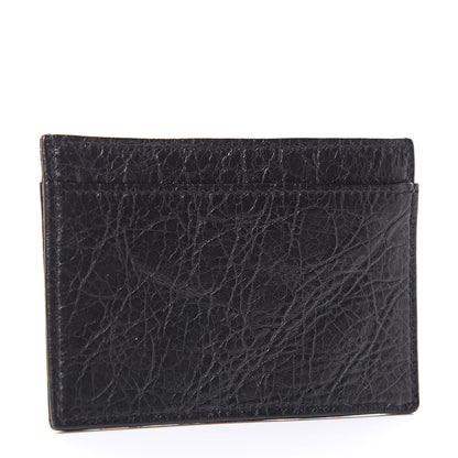 Balenciaga Agneau Arena Card Holder Black 3 of 6
