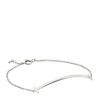 Tiffany Sterling Silver T Smile Bracelet 1 of 3