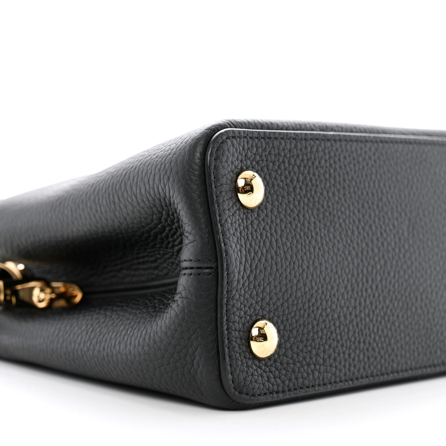 Taurillon Embellished Malletage Crown Capucines MM  Black