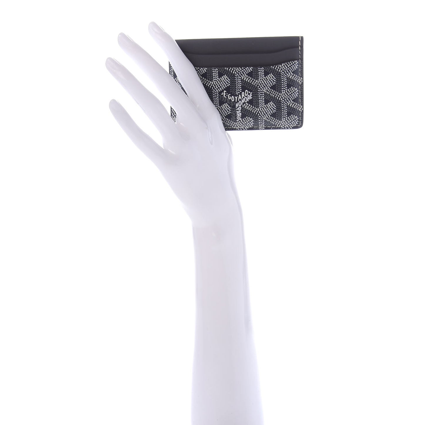 Goyardine Saint Sulpice Card Holder Grey